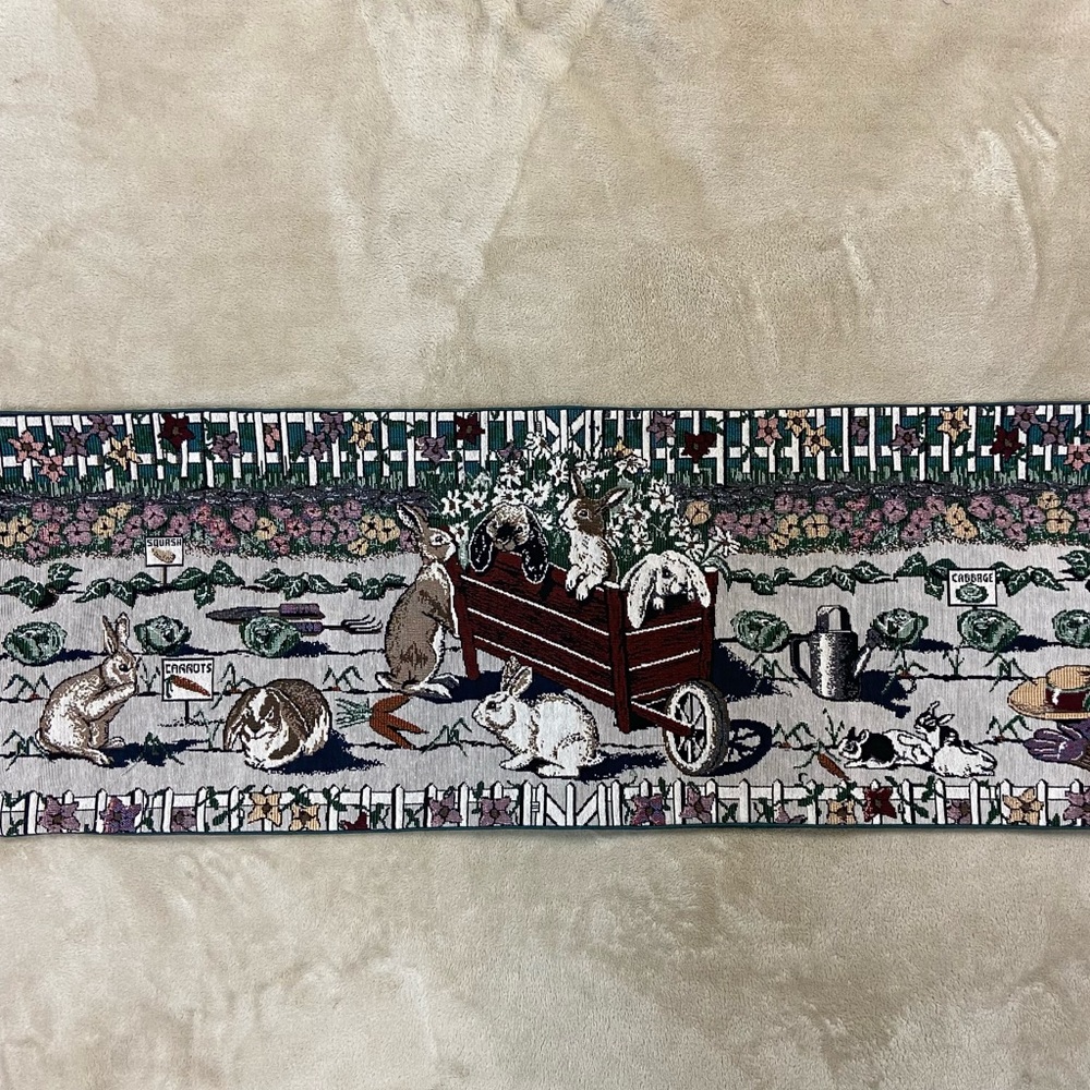 Rabbit Table Runner - Picture 2 of 7